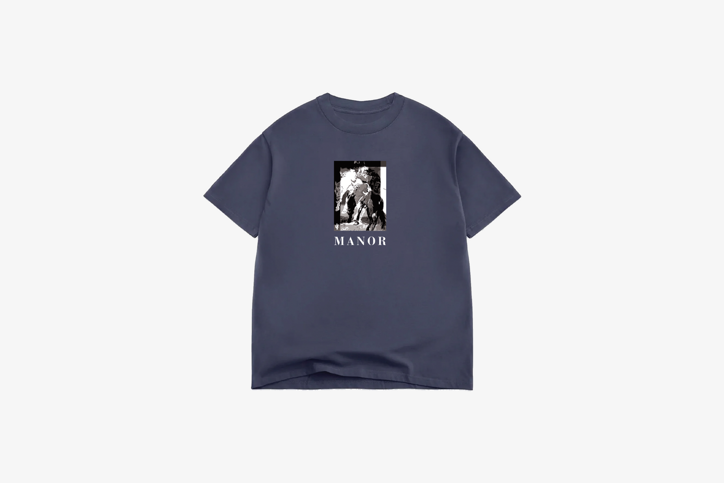 Manor "Cowboy" T-Shirt M - Navy