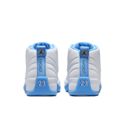Air Jordan "12 Retro" M - White / University Blue / Metallic Silver