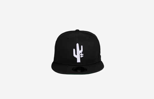 Manor x New Era "Shoes on Cactus"  59FIFTY Fitted - Black / White