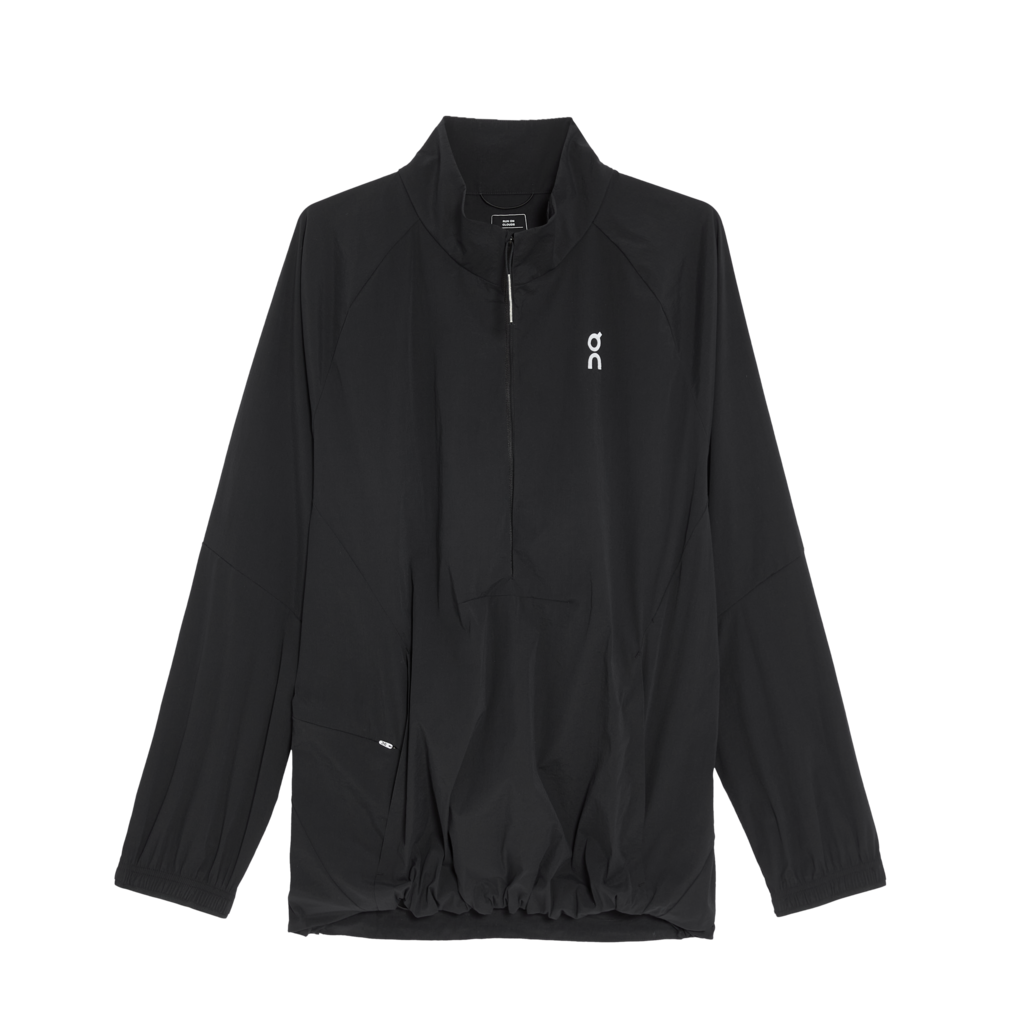 On "All Day Half Zip Jacket" - Black