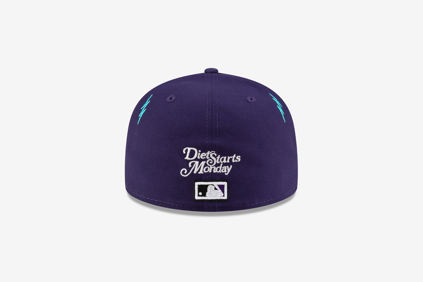 Diet Starts Monday x New Era "Arizona Diamondbacks Lightning Bolts" 59FIFTY Fitted - Purple / Teal