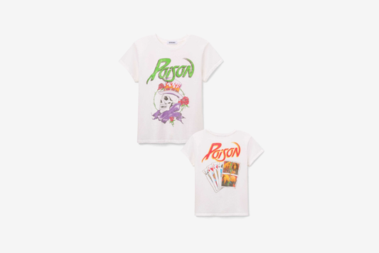 DayDreamer "Poison Joker Flush " T-Shirt W - Vintage White
