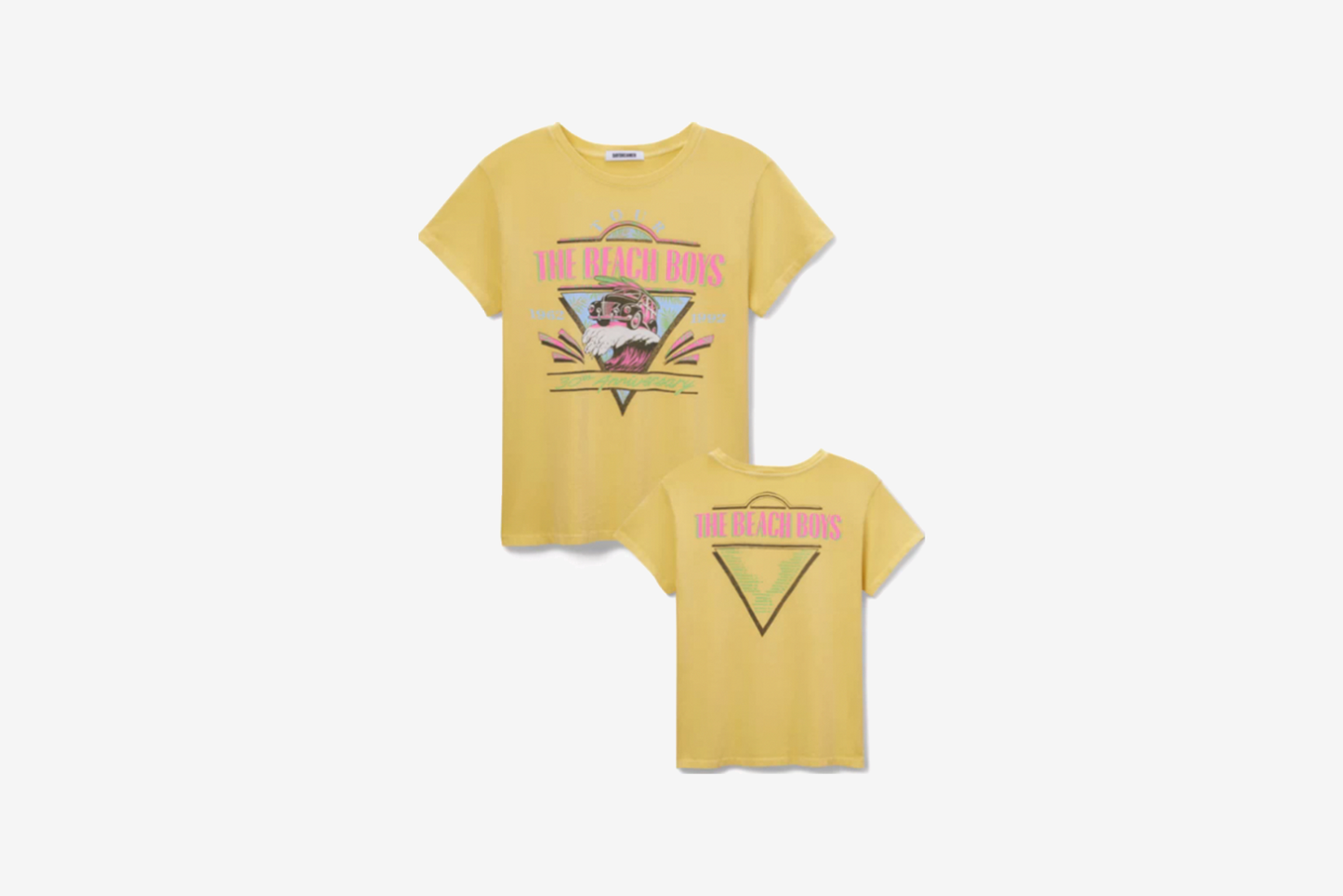 DayDreamer "The Beach Boys 30th Anniversary Tour Tee" W - Yellow Bloom
