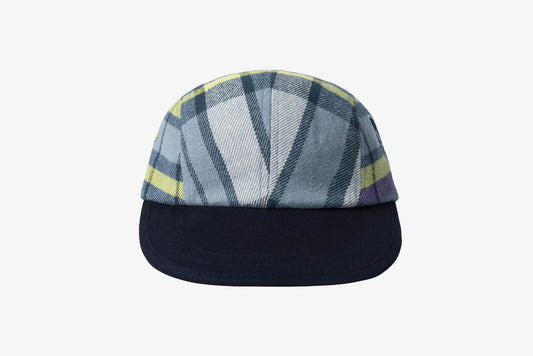 XX-Large - $50.00 " Work Flannel" 4 Panel Hat - Blue / Green