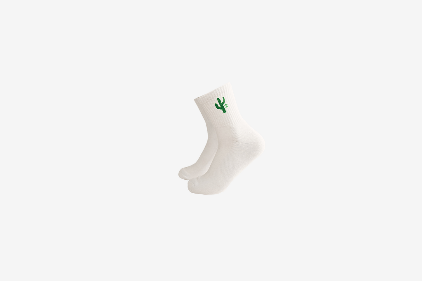 Manor "Campus Socks" - White / Green