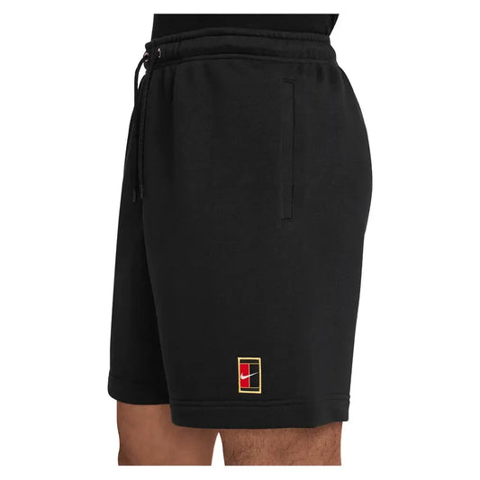 Nike "Dri-FIT Fleece Tennis Shorts" Mens - Black