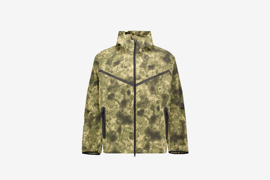 Nike "Nike Tech Dri-Fit Woven Camo Windrunner Oversized Jacket" M - Neutral Olive / Black