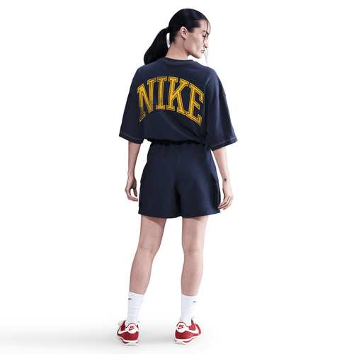 Nike "Mid Rise Loose 5" Cargo Shorts" W - Midnight Navy / Sail