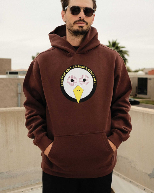 Manor x Devereux x Bird's Nest "Hoodie" M - Chestnut