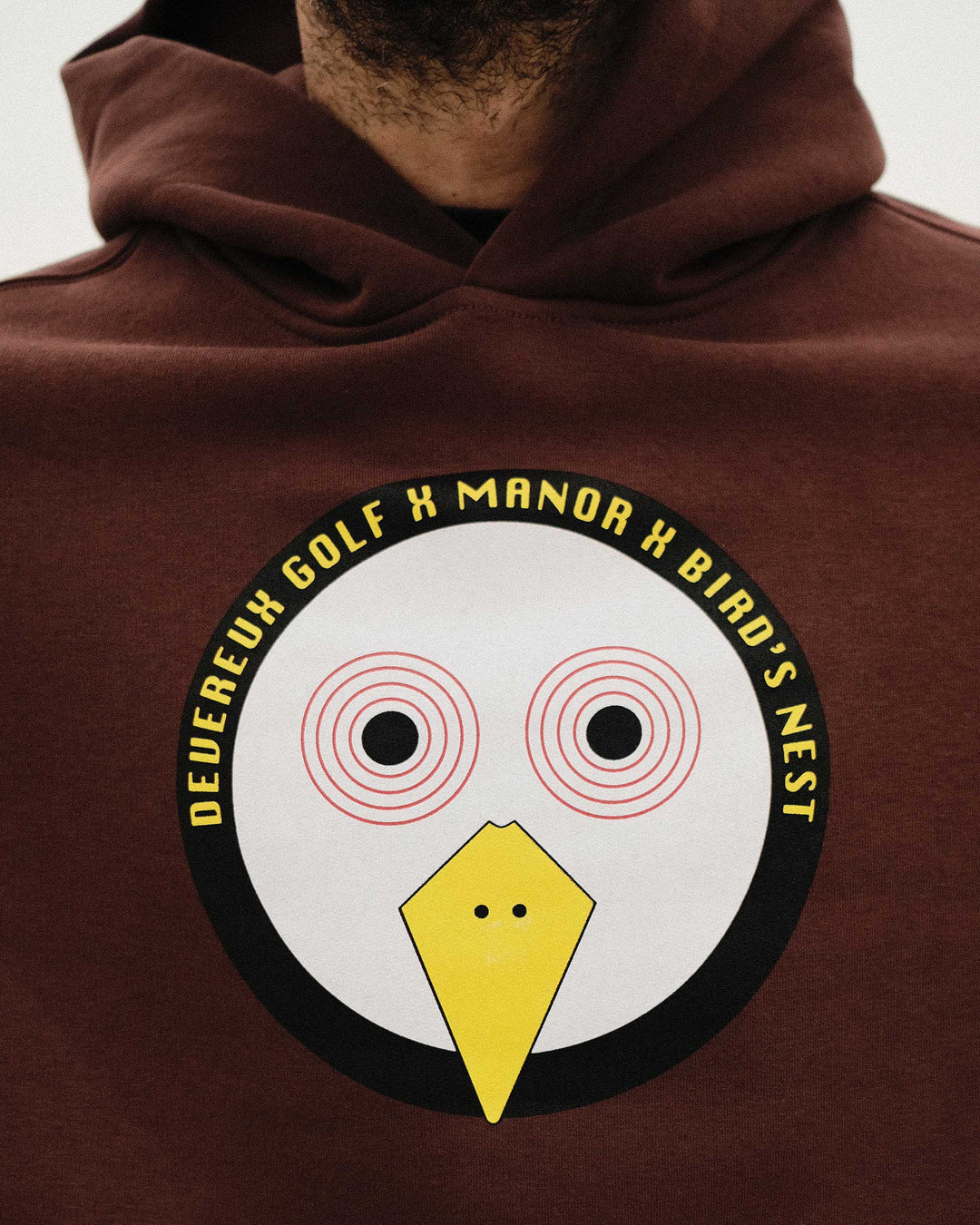 Manor x Devereux x Bird's Nest "Hoodie" M - Chestnut