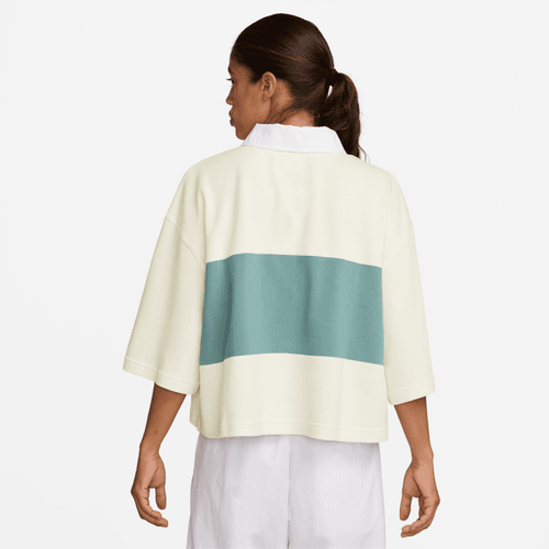 Nike "Oversize Short-Sleeve Polo" W - Sail / Cannon / White