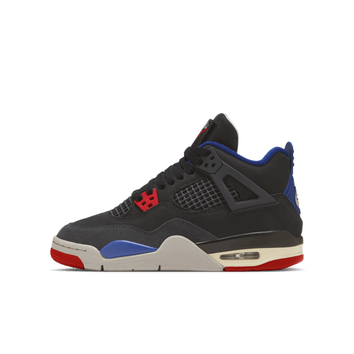 Air Jordan "4 Retro" GS - Black / Fire Red / Deep Royal Blue