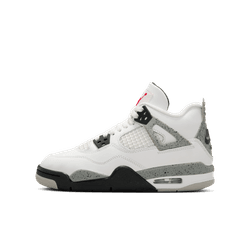 Air Jordan "4 Retro" GS - Summit White / Fire Red / Black