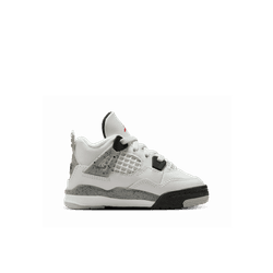 Air Jordan "4 Retro" TD - Summit White / Fire Red / Black