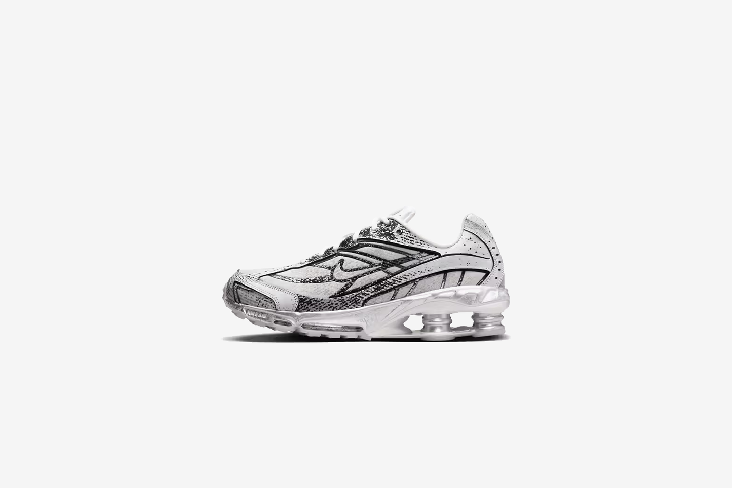 Nike "Shox Ride 2" M - White / Metallic Platinum / Black