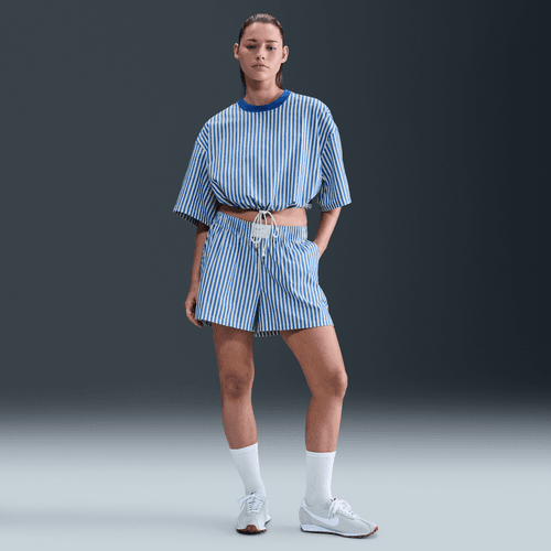 Nike "Striped Boxy Top" W - Game Royal / Sail