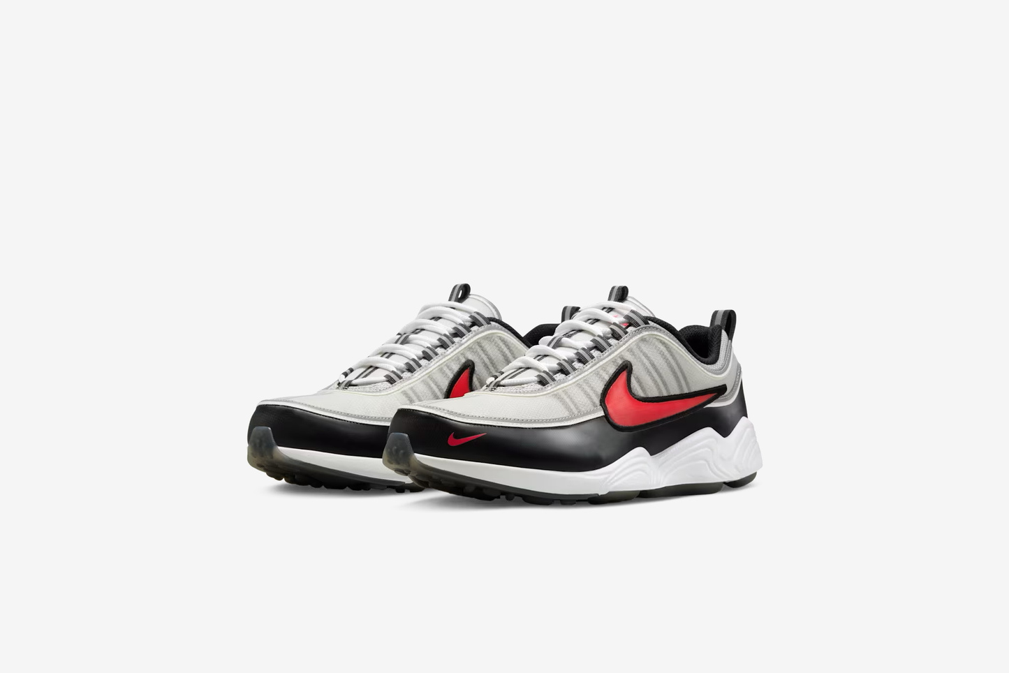 Nike "Air Zoom Spiridon" M - Metallic Silver / Sport Red