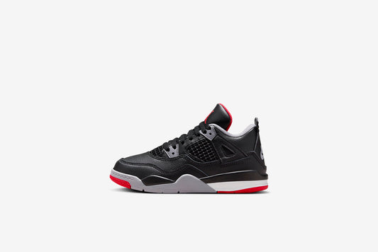Air Jordan "4 Retro" PS - Black/ Fire Red/ Cement Grey