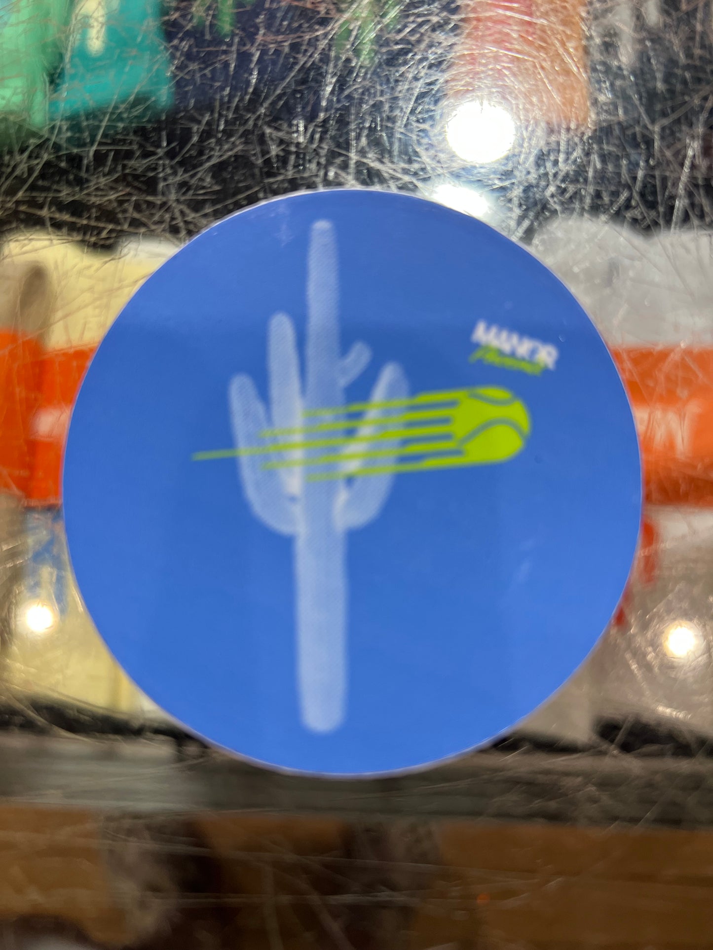 Manor "Sonoran Serve Sticker" - Blue