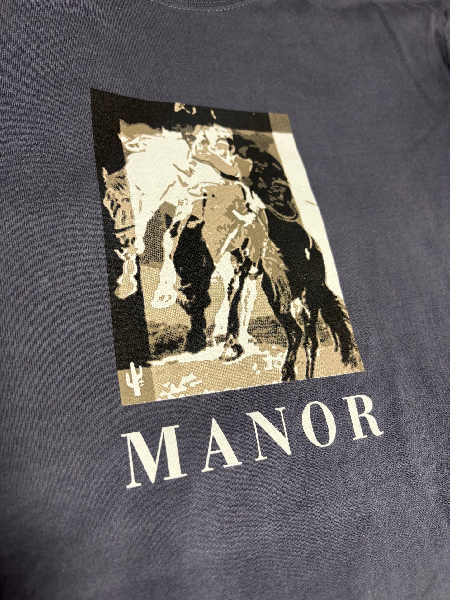 Manor "Cowboy" T-Shirt M - Navy
