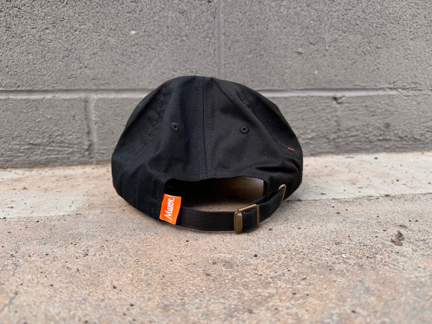 Manor "Sunblock" Dad Hat - Black / Purple