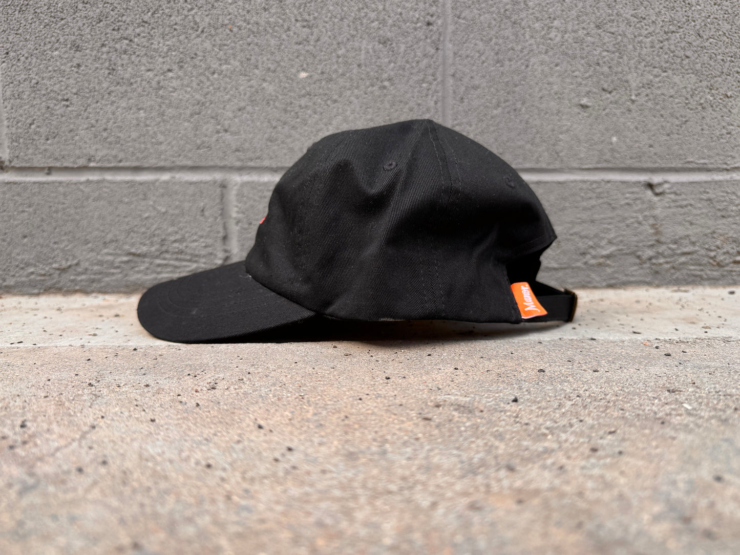 Manor "Sunblock" Dad Hat - Black / Purple