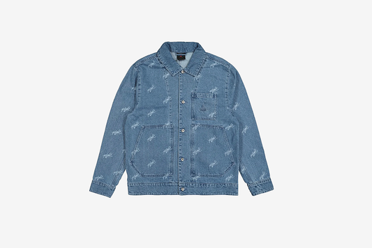 Jordan "Flight Heritage Denim Jacket" M - Blue Grey