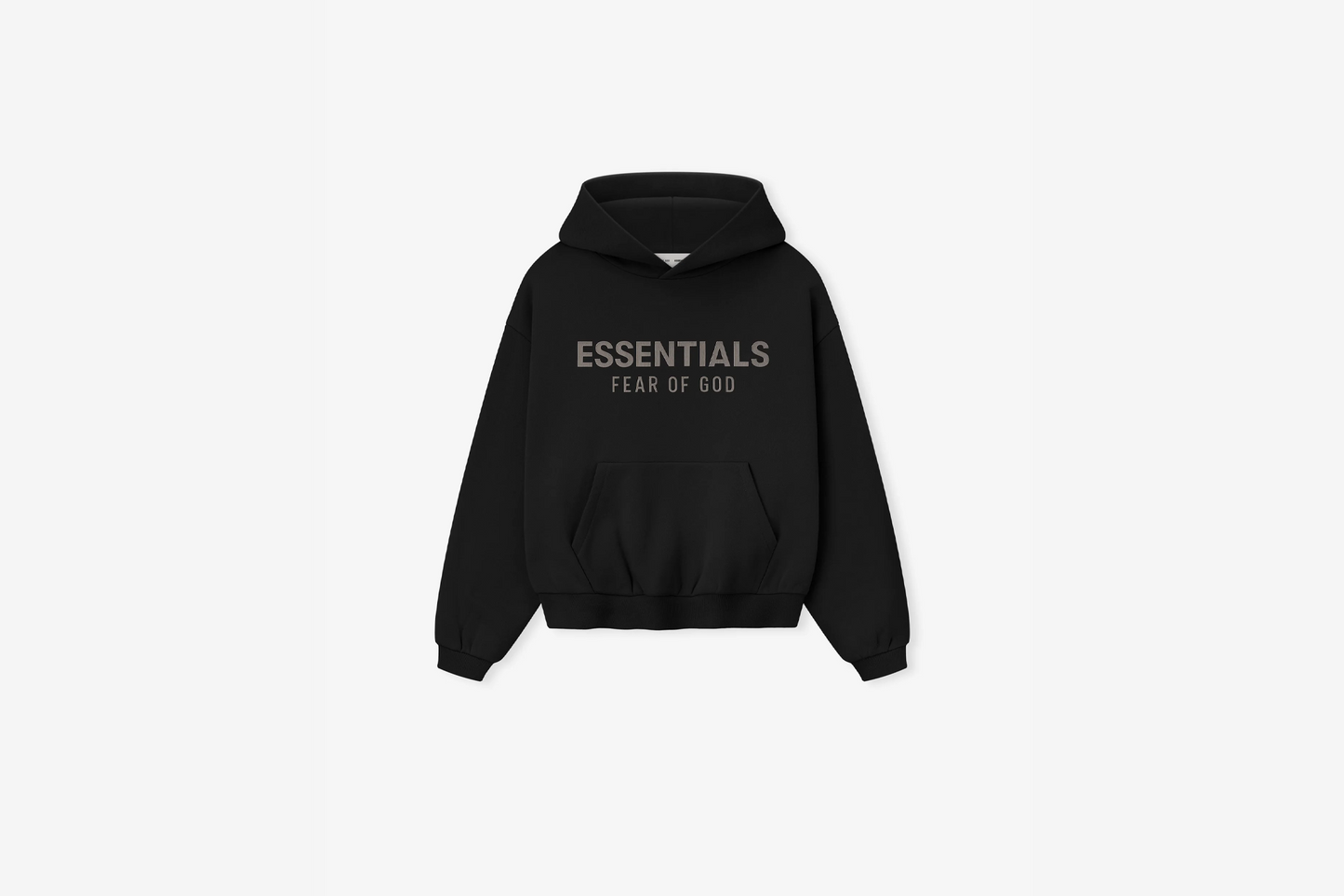 Fear of God Essentials "Fleece Hoodie" K - Jet Black
