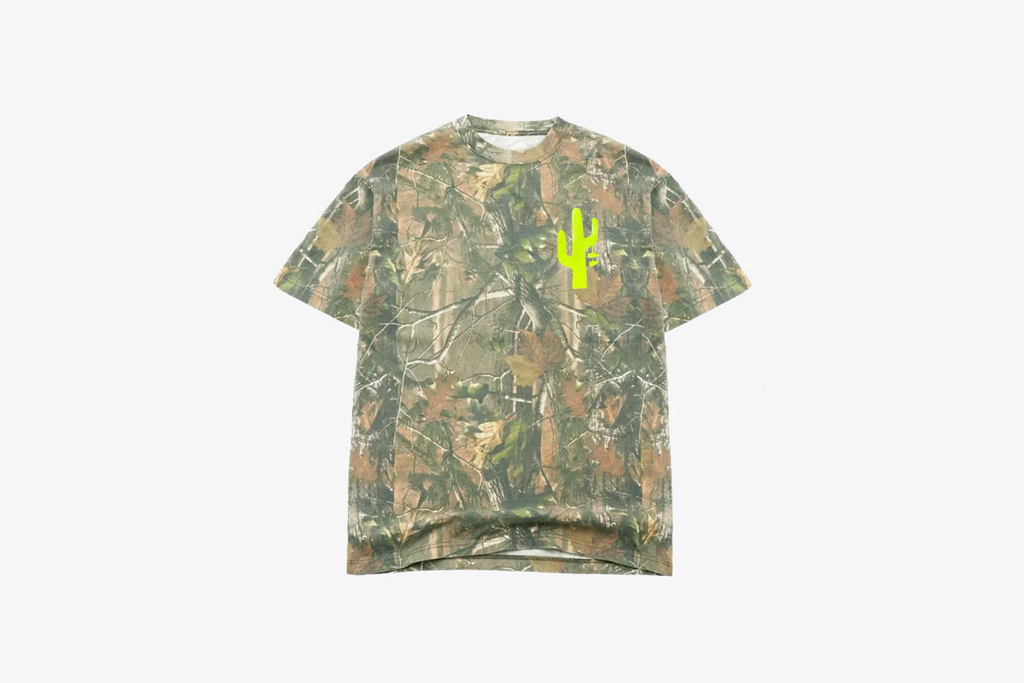 Manor "Local Legends" T-Shirt M - Tree Camo / Neon Yellow