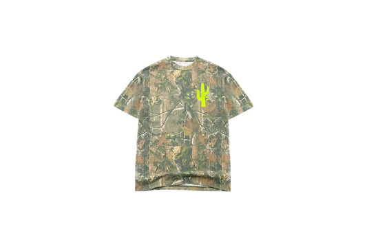 Manor Kids "Local Legends" T-Shirt - Tree Camo / Safety Yellow