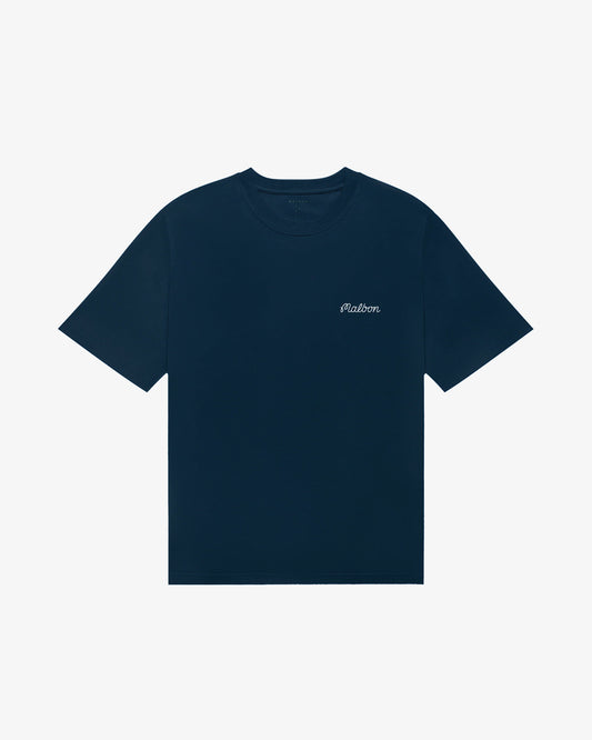 Malbon "Bermuda Baldwin Tee" Mens - Navy