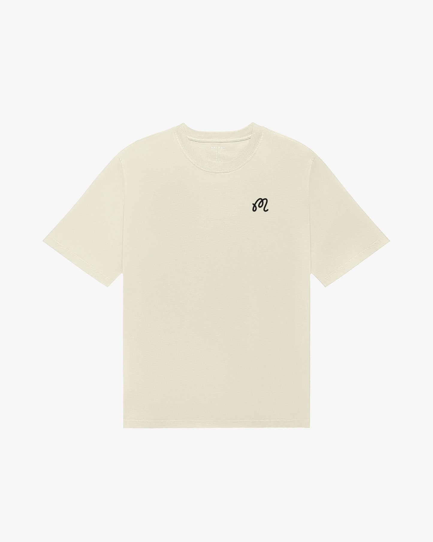 Malbon "Bermuda Origin Tee" Mens - Cream