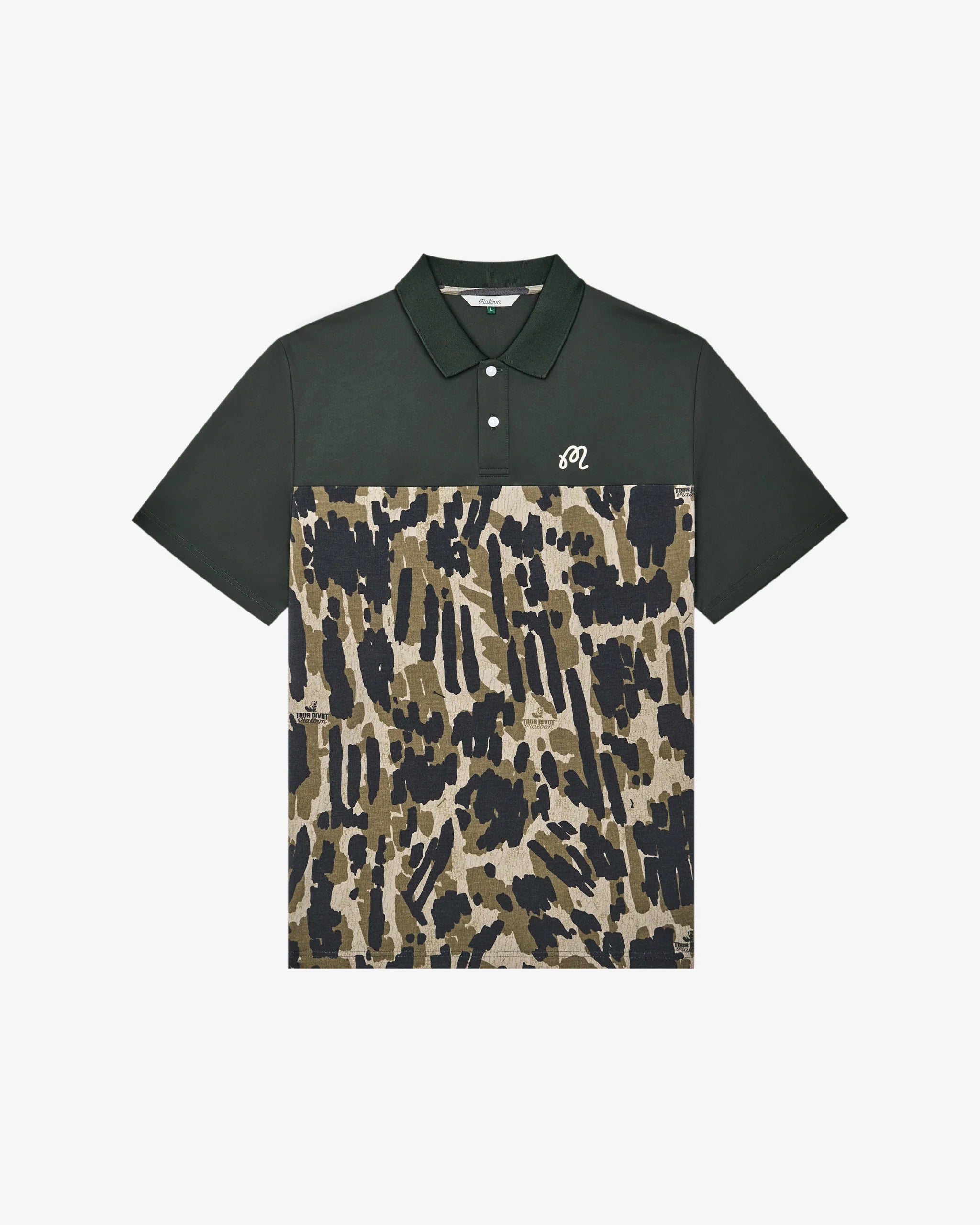 新品　BRIEFING MENS CAMO PRINT POLO ブラック Malbon 