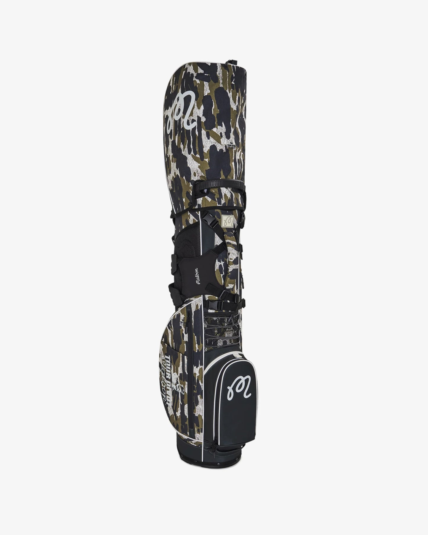 Malbon "Tour Divot Camo Walking Bag" Unisex - Bark Camo