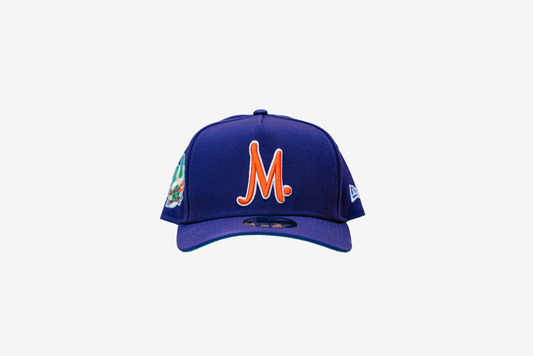 Manor x New Era "8 Year Anniversary Period" 9FIFTY Snapback - Orange / Purple