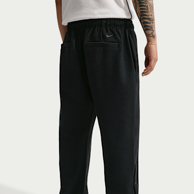 Nike "Open-Hem French Terry Pants" - Black