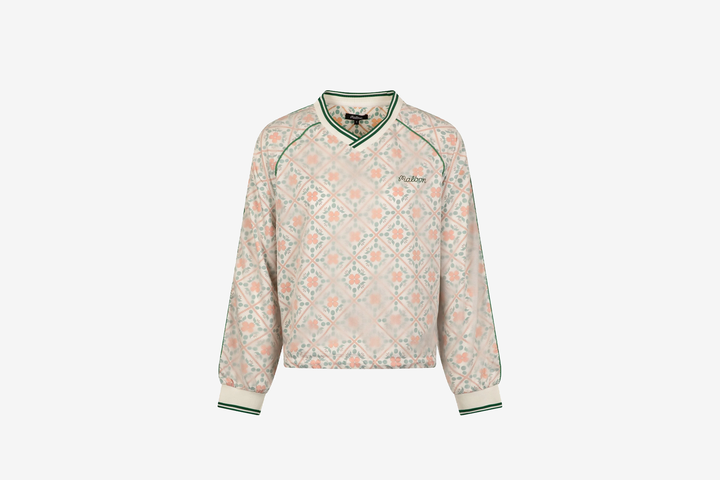Malbon "Alessia Windbreaker Pullover" W - Ivory Multi