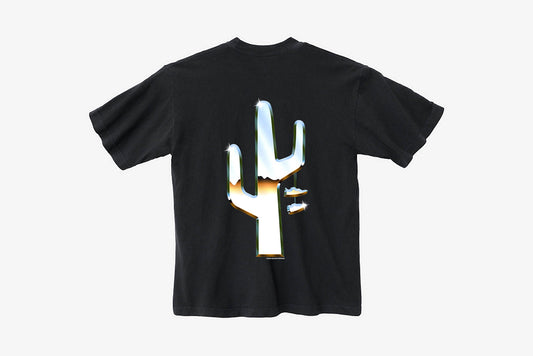 Manor "Chrome Hang Time" T-Shirt M - Black / Chrome