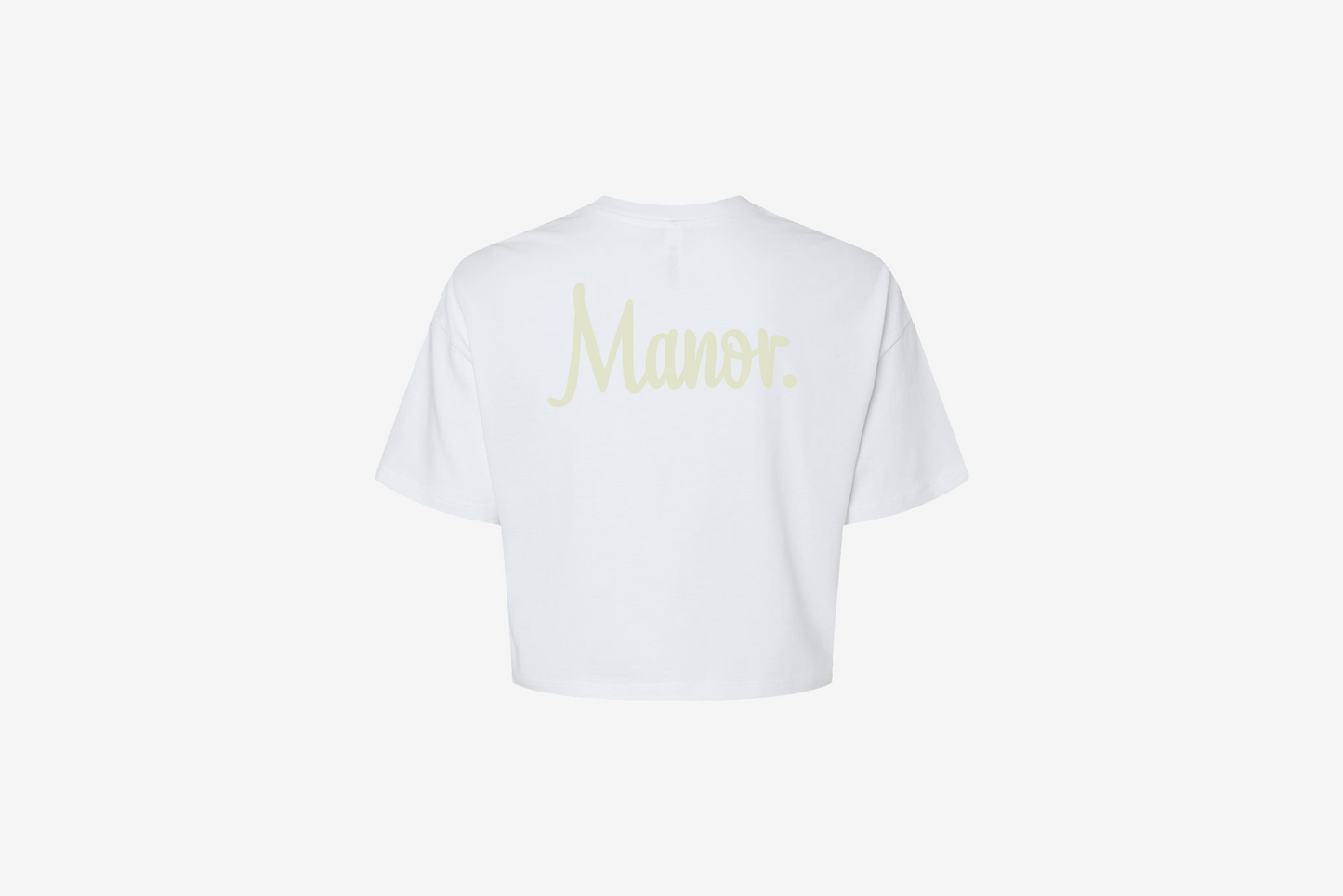Manor "TradeMark Crop" T-Shirt W - White / Ivory