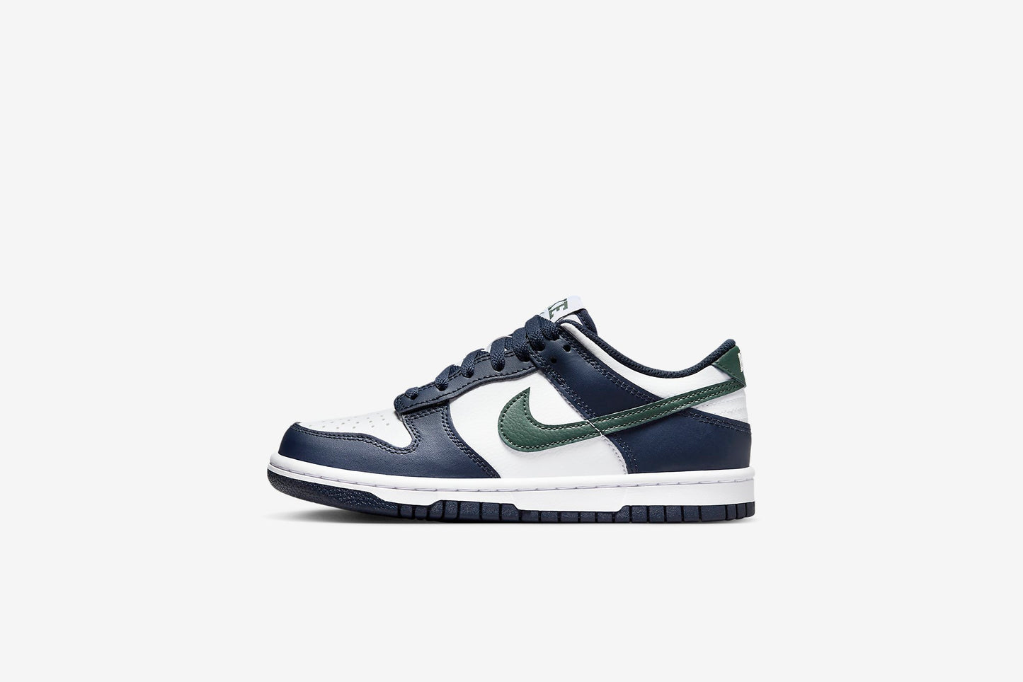 Nike "Dunk Low" GS - Obsidian / Vintage Green / White