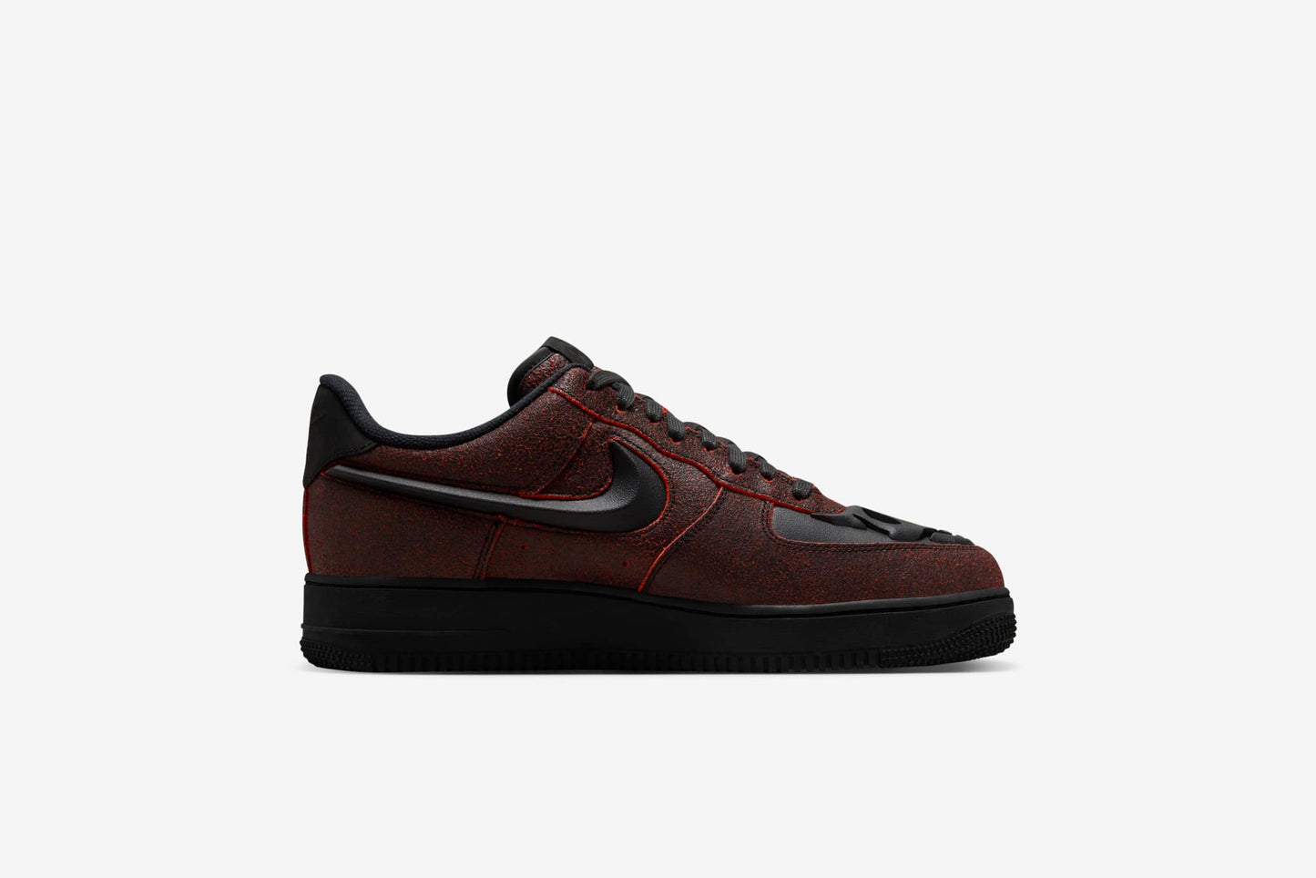 Nike "Air Force 1 Retro HWN QS" M - Black / Black / Crimson