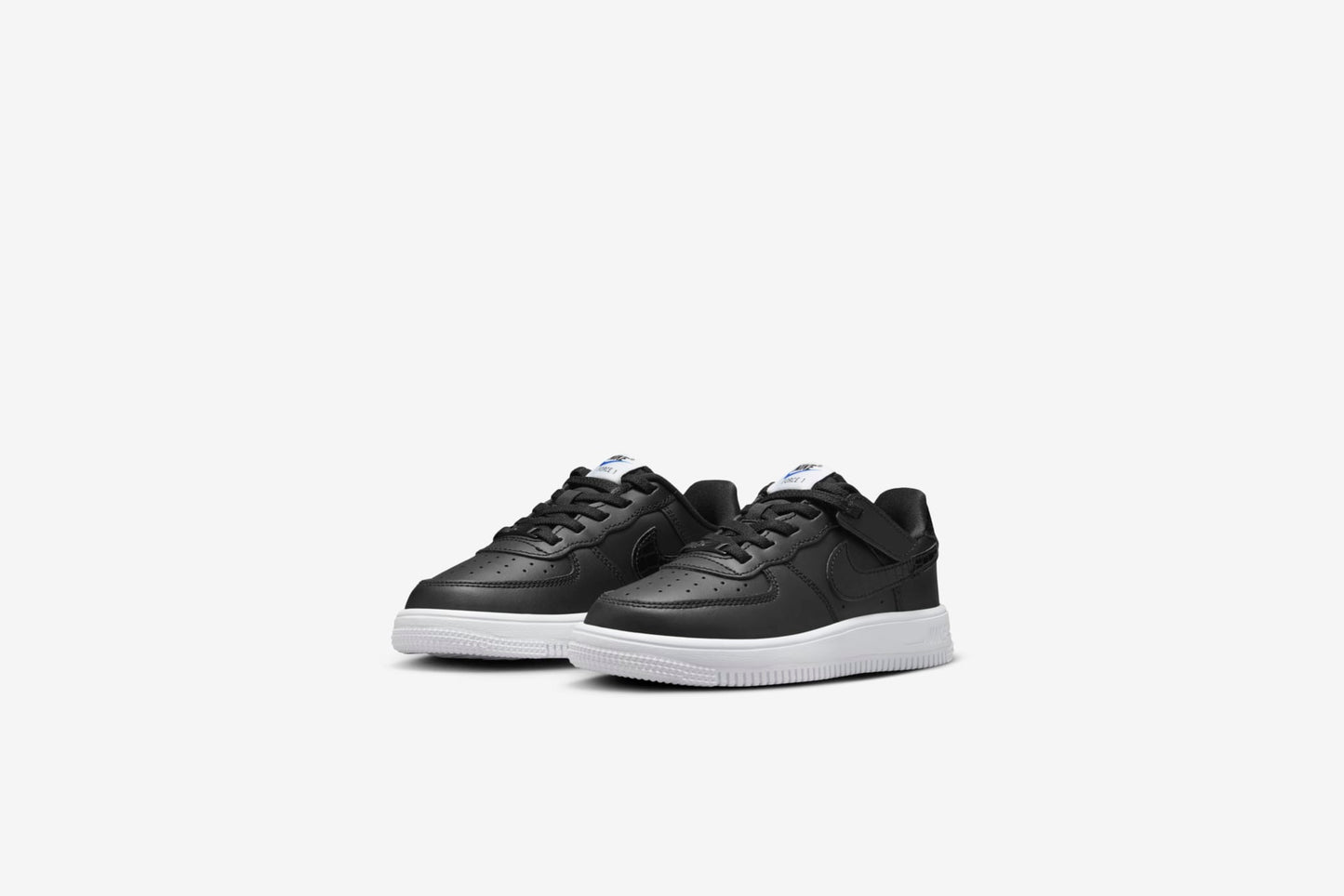 Nike "Force 1 Low EasyOn LV8" PS - Black / Black / White