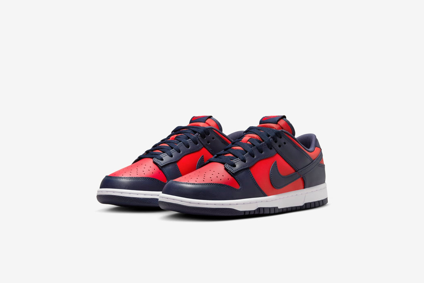 Nike "Dunk Low Retro" M - University Red / Obsidian / White