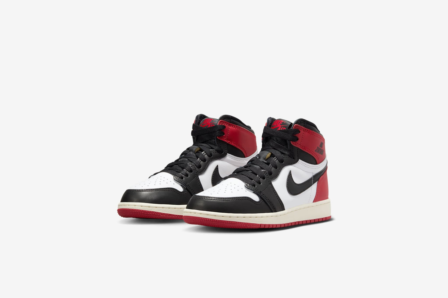 Air Jordan "1 Retro High OG" GS - White / Black / Varsity Red / Sail