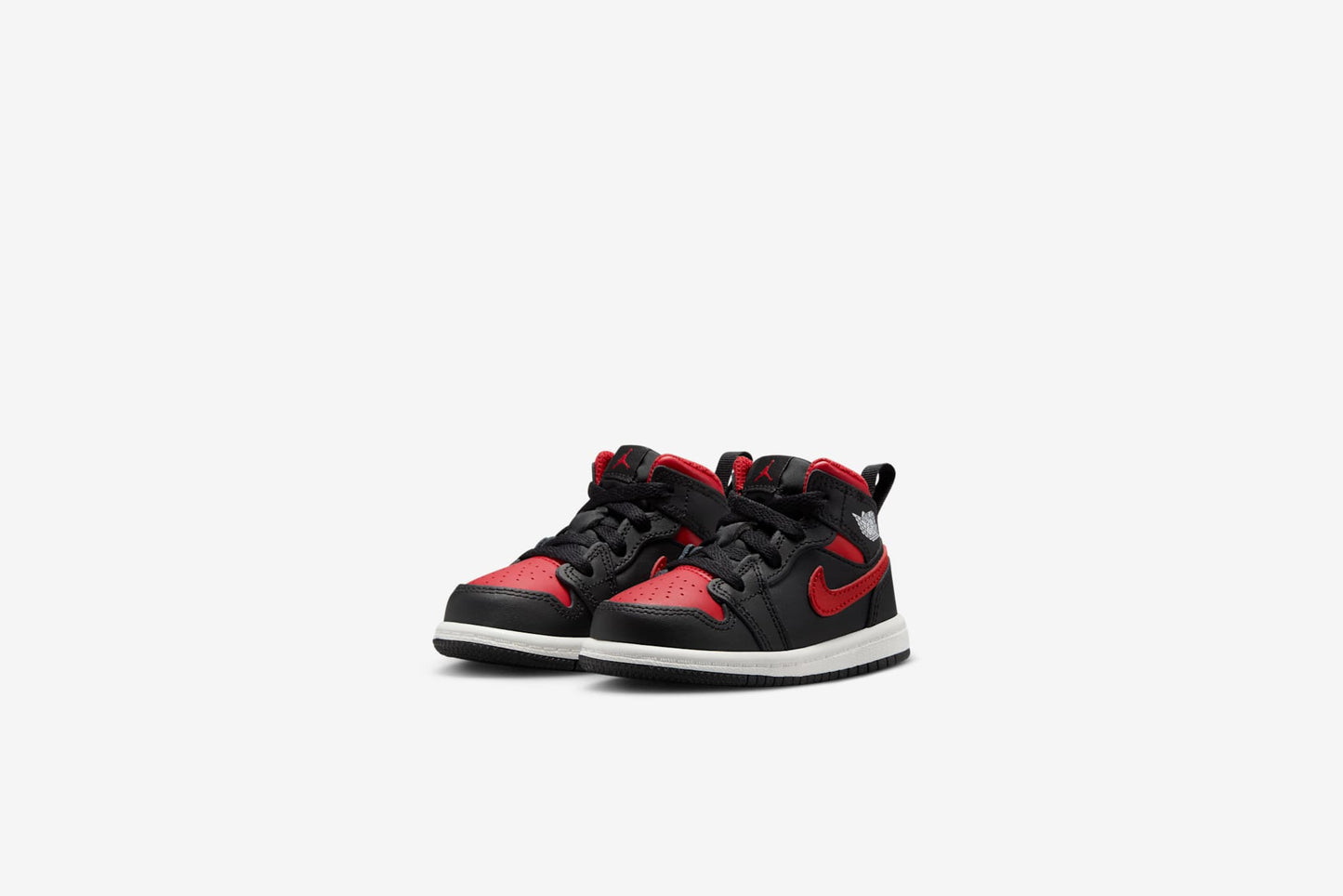 Air Jordan "1 Mid" TD - Black / Varsity Red / Summit White