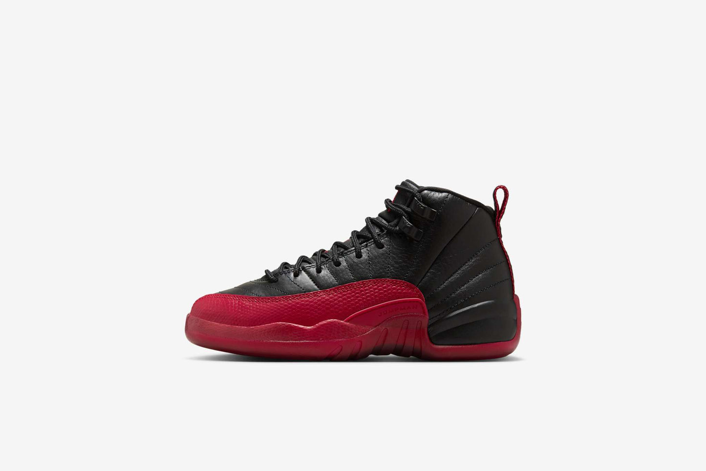 Air Jordan "12 Retro" GS - Black / Varsity Red