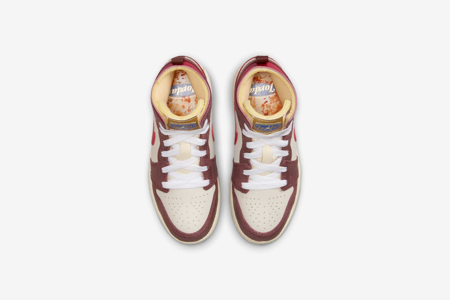 Air Jordan "1 Mid SE" PS - Coconut Milk / Varsity Red