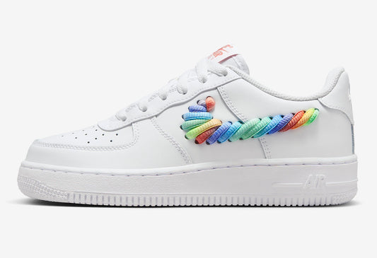 Nike "Air Force 1 LV8 1" GS - White / Multicolor