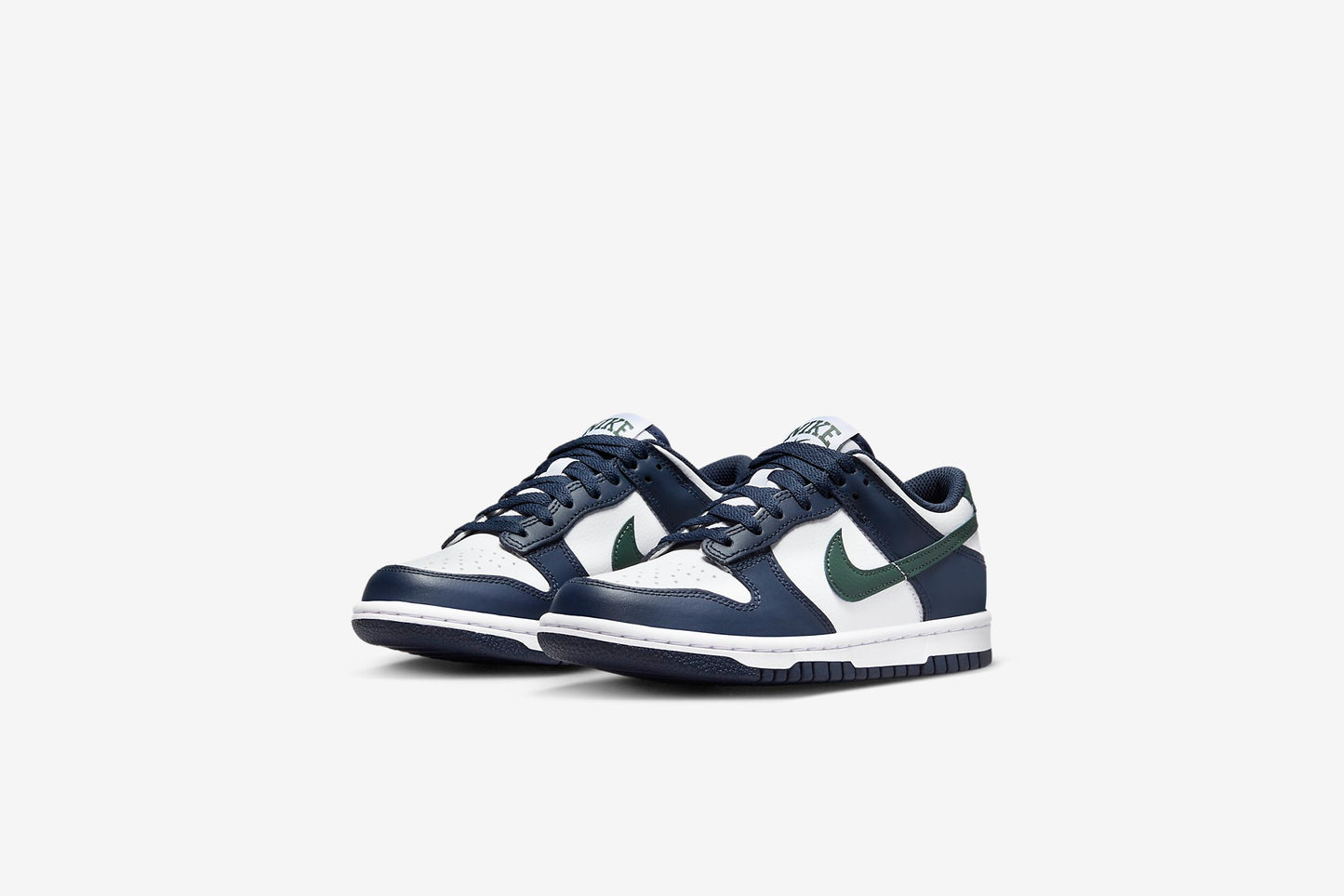 Nike "Dunk Low" GS - Obsidian / Vintage Green / White