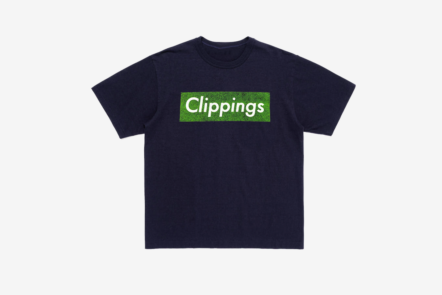 Manor "Grassy Box Logo" T-Shirt M - Navy / Grassy Green